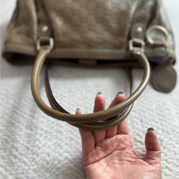 Authentic Gucci Sukey Medium Leather Tote Bag Gold Hardware - Picture 8 of 16